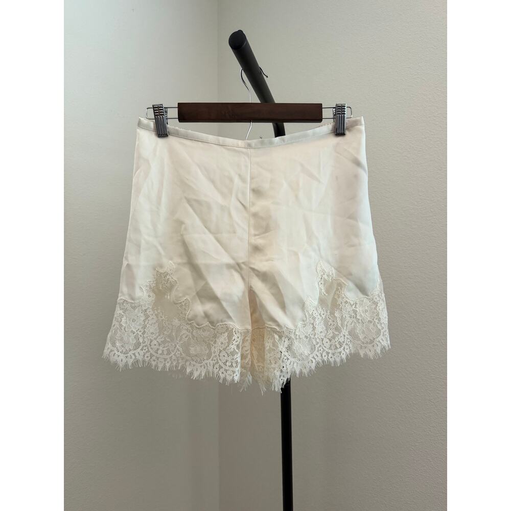 New Sorella Rosa cream ivory silk lace shorts XS $197 - Picture 6 of 6